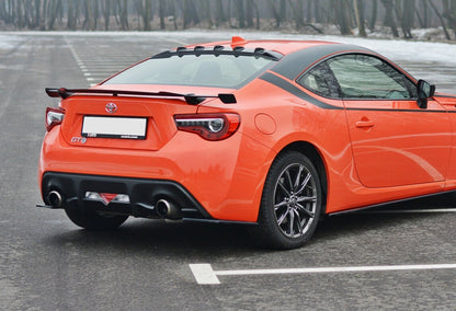 Diffusor Flaps V.1 passend für Toyota GT86 FL schwarz Hochglanz
