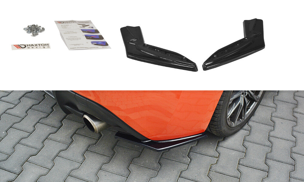 Diffusor Flaps V.1 passend für Toyota GT86 FL schwarz Hochglanz