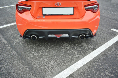 Diffusor Flaps V.1 passend für Toyota GT86 FL schwarz Hochglanz