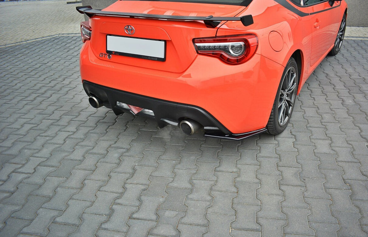 Diffusor Flaps V.1 passend für Toyota GT86 FL schwarz Hochglanz