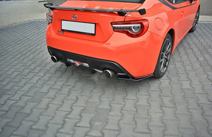 Diffusor Flaps V.1 passend für Toyota GT86 FL schwarz Hochglanz