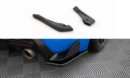 Diffusor Flaps V.1 passend für Toyota Supra Mk5 schwarz Hochglanz