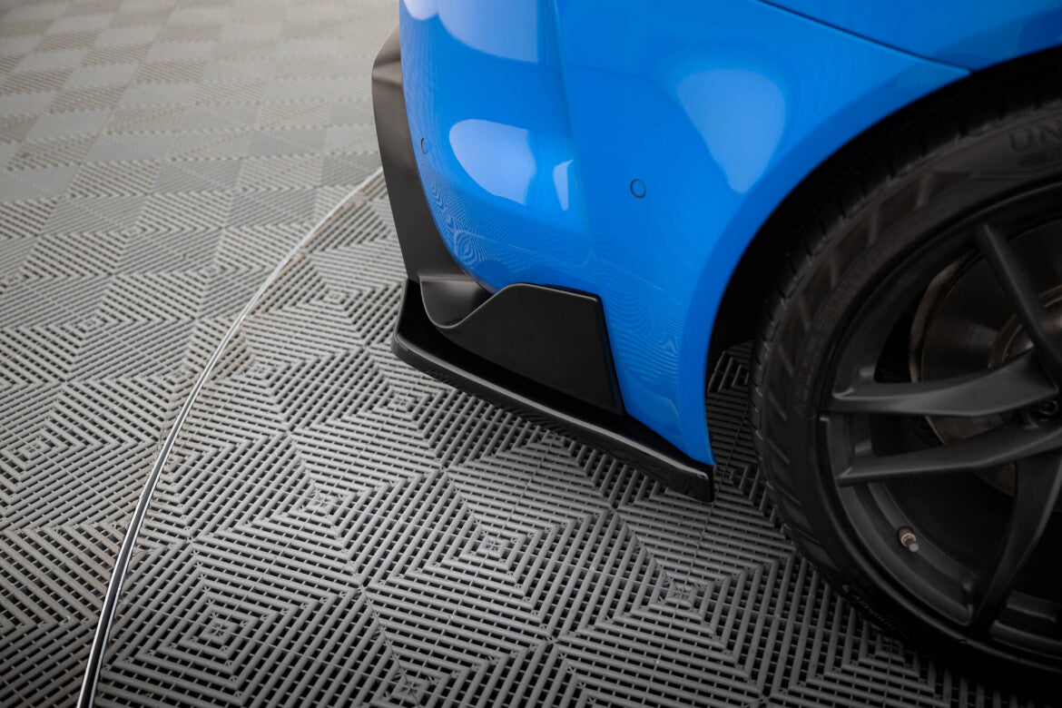 Diffusor Flaps V.1 passend für Toyota Supra Mk5 schwarz Hochglanz