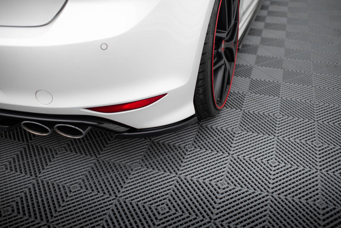 Diffusor Flaps V.1 passend für VW Golf 7 R / R-Line schwarz Hochglanz