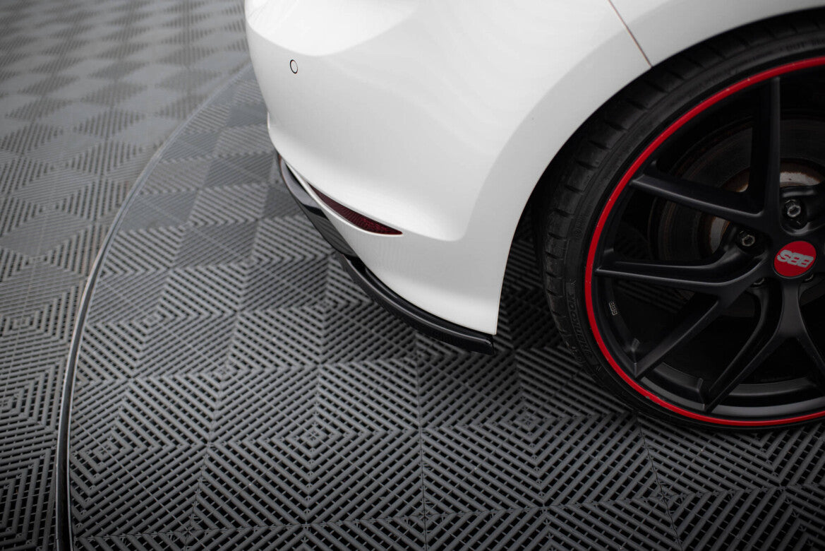 Diffusor Flaps V.1 passend für VW Golf 7 R / R-Line schwarz Hochglanz