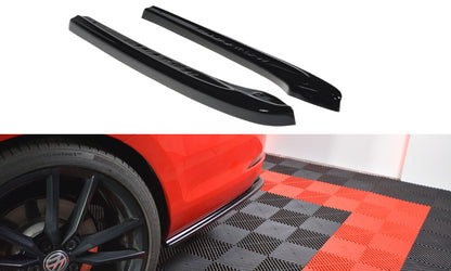 Diffusor Flaps V.1 passend für VW Golf 7 R VARIANT FL schwarz Hochglanz