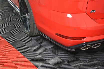 Diffusor Flaps V.1 passend für VW Golf 7 R VARIANT FL schwarz Hochglanz