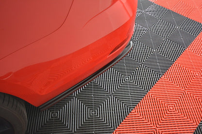 Diffusor Flaps V.1 passend für VW Golf 7 R VARIANT FL schwarz Hochglanz