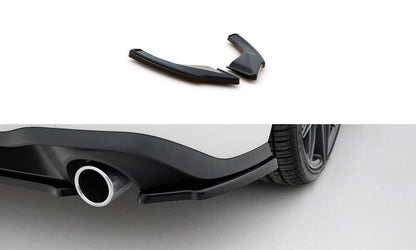 Diffusor Flaps V.1 passend für VW Golf GTI / GTE Mk8 schwarz Hochglanz