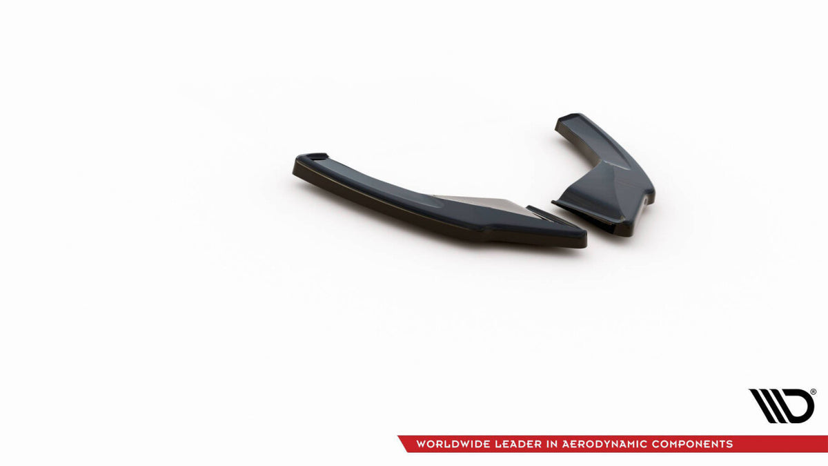Diffusor Flaps V.1 passend für VW Golf GTI / GTE Mk8 schwarz Hochglanz