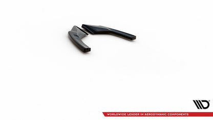 Diffusor Flaps V.1 passend für VW Golf GTI / GTE Mk8 schwarz Hochglanz