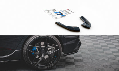 Diffusor Flaps V.1 passend für VW Golf R Hatchback Mk8 FL schwarz Hochglanz