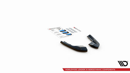 Diffusor Flaps V.1 passend für VW Golf R Hatchback Mk8 FL schwarz Hochglanz