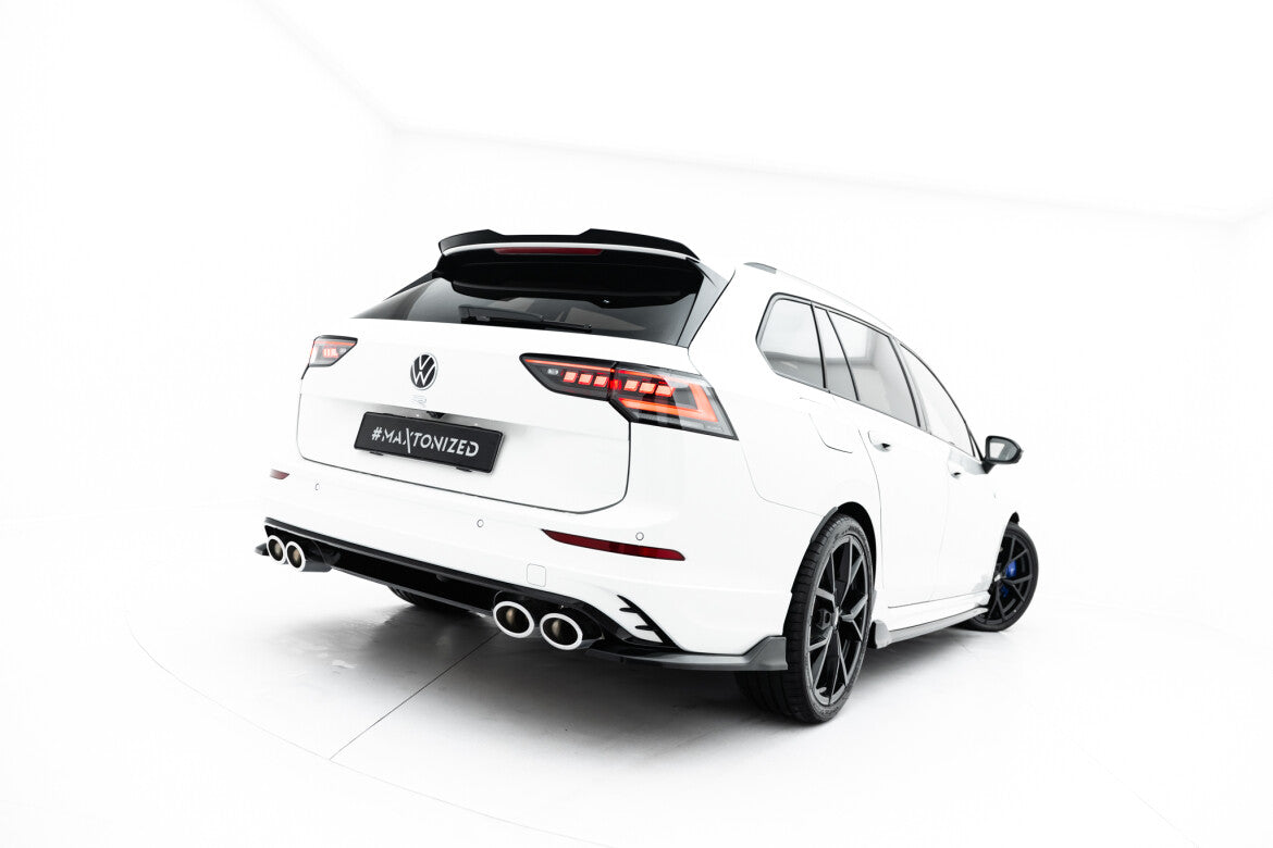 Diffusor Flaps V.1 passend für VW Golf R Variant Mk8 / Mk8 FL schwarz Hochglanz