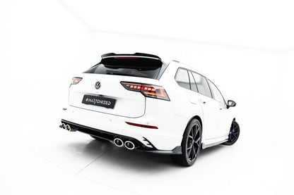 Diffusor Flaps V.1 passend für VW Golf R Variant Mk8 / Mk8 FL schwarz Hochglanz