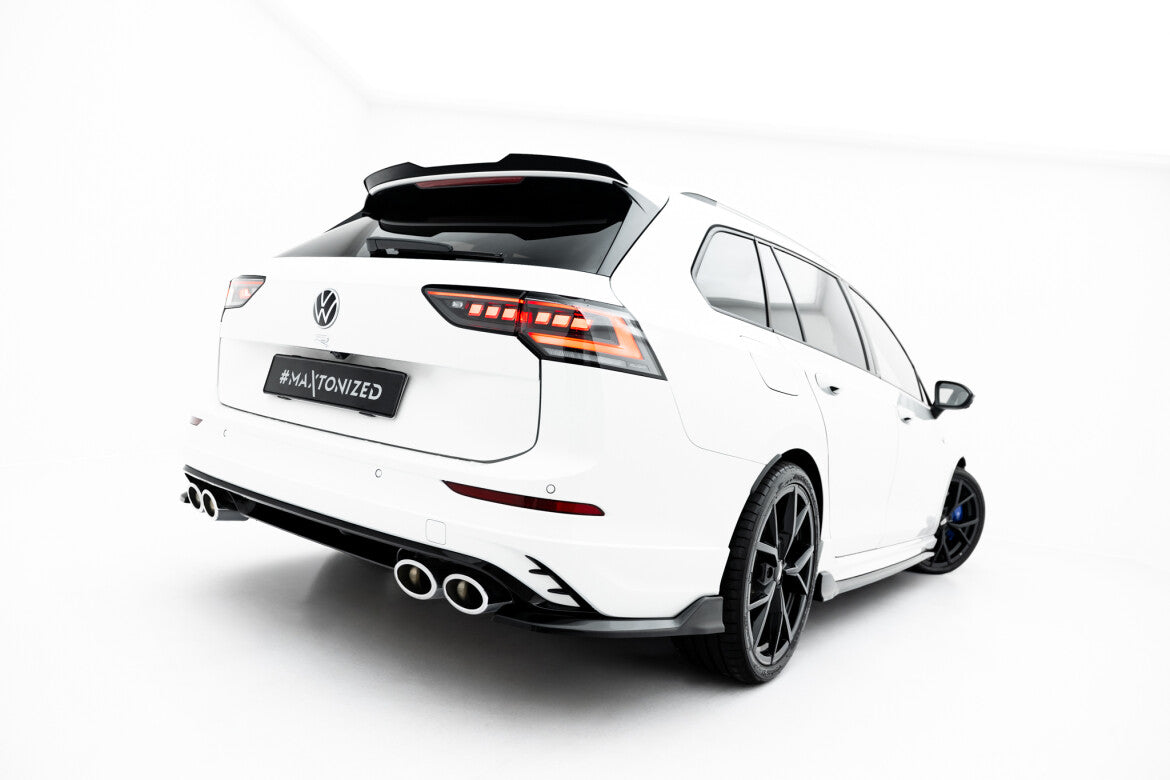 Diffusor Flaps V.1 passend für VW Golf R Variant Mk8 / Mk8 FL schwarz Hochglanz