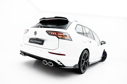 Diffusor Flaps V.1 passend für VW Golf R Variant Mk8 / Mk8 FL schwarz Hochglanz