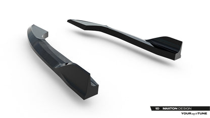 Diffusor Flaps V.1 passend für VW Golf R Variant Mk8 / Mk8 FL schwarz Hochglanz