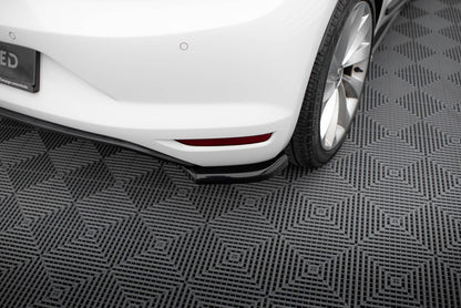 Diffusor Flaps V.1 passend für VW Scirocco Mk3 FL schwarz Hochglanz