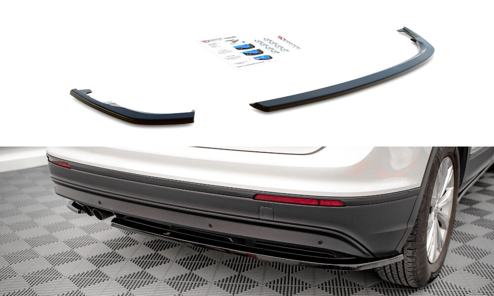 Diffusor Flaps V.1 passend für VW Tiguan Mk2 schwarz Hochglanz