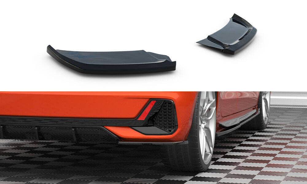 Diffusor Flaps V.2 passend für Audi A1 S-Line GB schwarz Hochglanz
