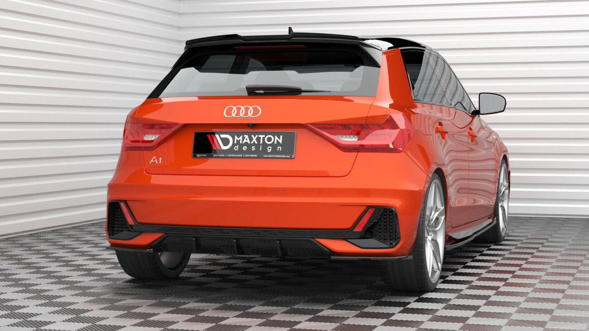 Diffusor Flaps V.2 passend für Audi A1 S-Line GB schwarz Hochglanz