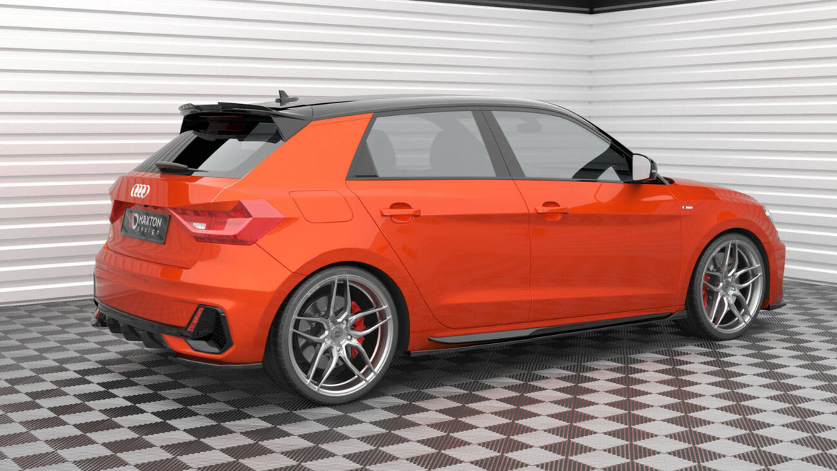 Diffusor Flaps V.2 passend für Audi A1 S-Line GB schwarz Hochglanz