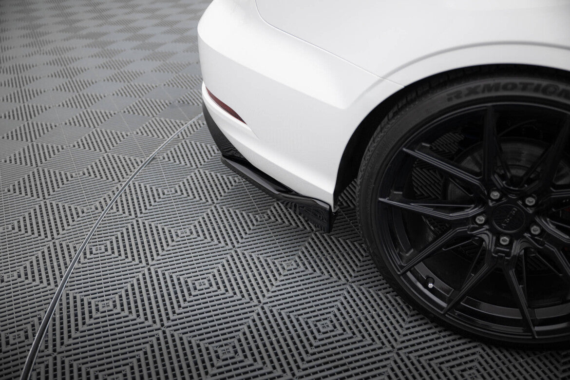 Diffusor Flaps V.2 passend für Audi A3 Limousine 8V FL schwarz Hochglanz