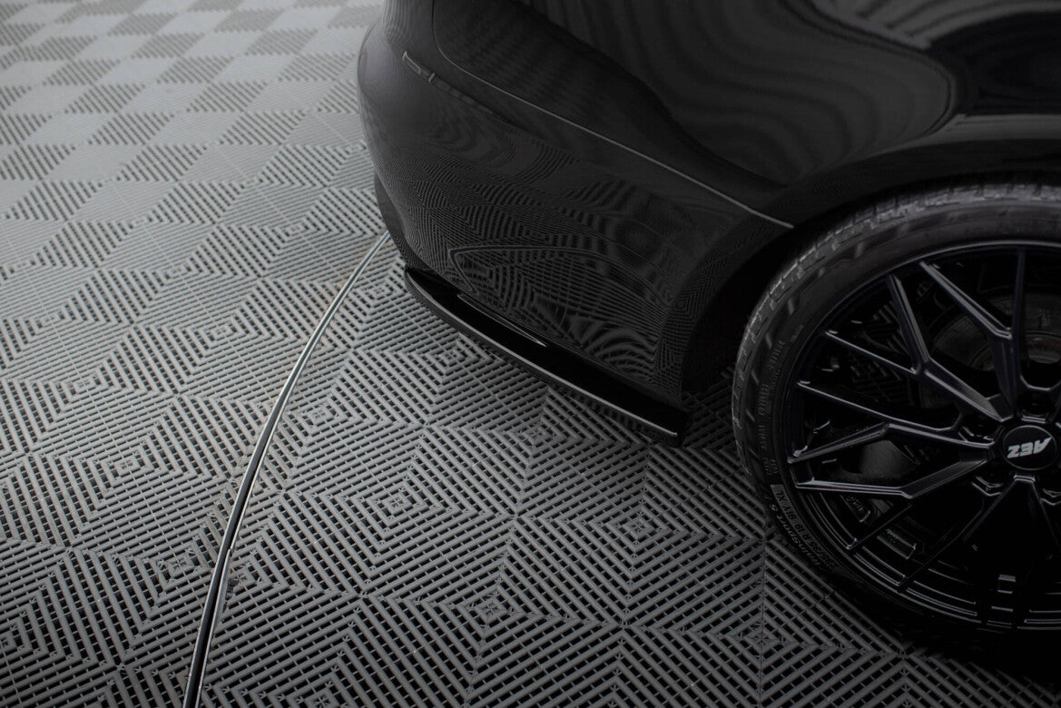 Diffusor Flaps V.2 passend für Audi A4 B8 schwarz Hochglanz