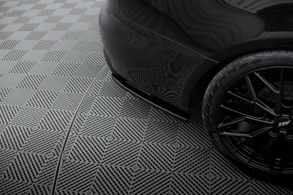 Diffusor Flaps V.2 passend für Audi A4 B8 schwarz Hochglanz