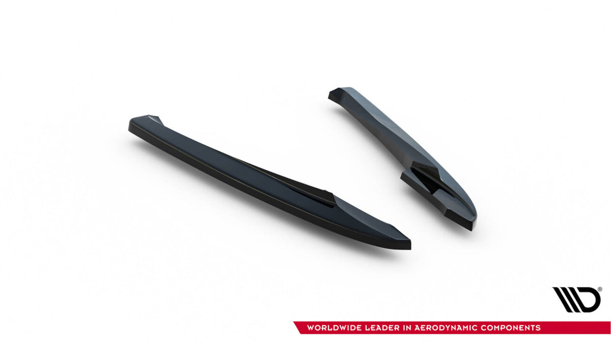 Diffusor Flaps V.2 passend für Audi A4 B8 schwarz Hochglanz