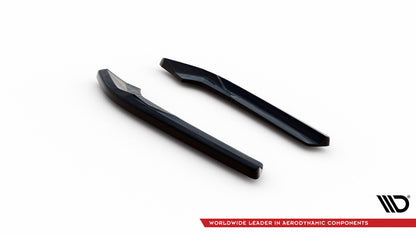 Diffusor Flaps V.2 passend für Audi A4 S-Line Avant B8 FL schwarz Hochglanz