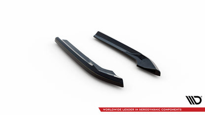 Diffusor Flaps V.2 passend für Audi A4 S-Line Avant B8 FL schwarz Hochglanz