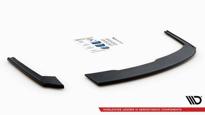 Diffusor Flaps V.2 passend für Audi A4 S-Line B9 schwarz Hochglanz
