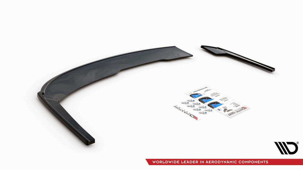 Diffusor Flaps V.2 passend für Audi A4 S-Line B9 schwarz Hochglanz