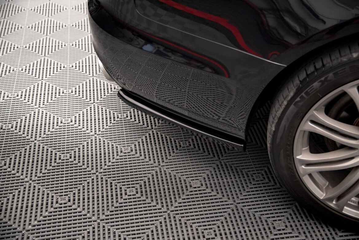 Diffusor Flaps V.2 passend für Audi A6 Avant / Limousine C7 schwarz Hochglanz