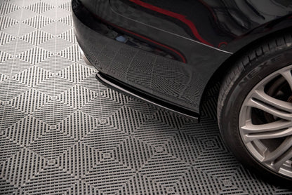Diffusor Flaps V.2 passend für Audi A6 Avant / Limousine C7 schwarz Hochglanz