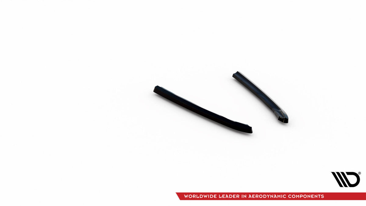 Diffusor Flaps V.2 passend für Audi A6 Avant / Limousine C7 schwarz Hochglanz