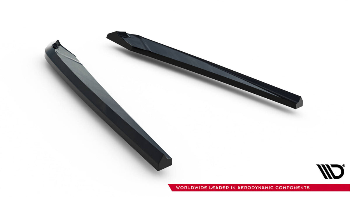 Diffusor Flaps V.2 passend für Audi A6 S-line Avant C7 schwarz Hochglanz