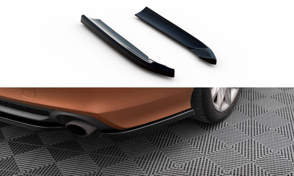 Diffusor Flaps V.2 passend für Audi A7 S-Line C7 schwarz Hochglanz