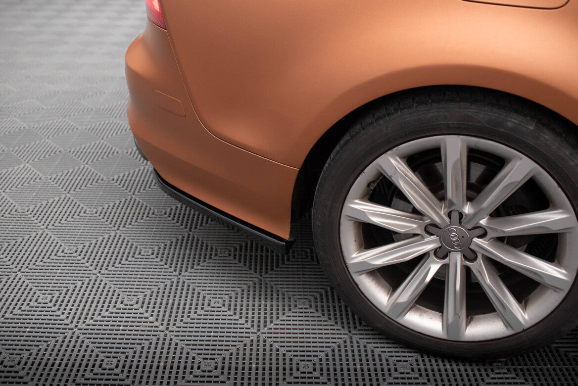 Diffusor Flaps V.2 passend für Audi A7 S-Line C7 schwarz Hochglanz