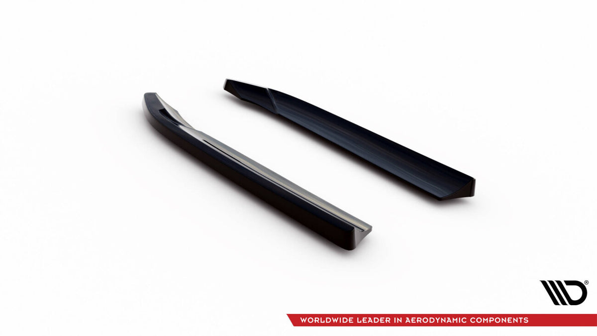 Diffusor Flaps V.2 passend für Audi A7 S-Line C7 schwarz Hochglanz