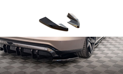 Diffusor Flaps V.2 passend für Audi e-Tron GT / RS GT Mk1 schwarz Hochglanz