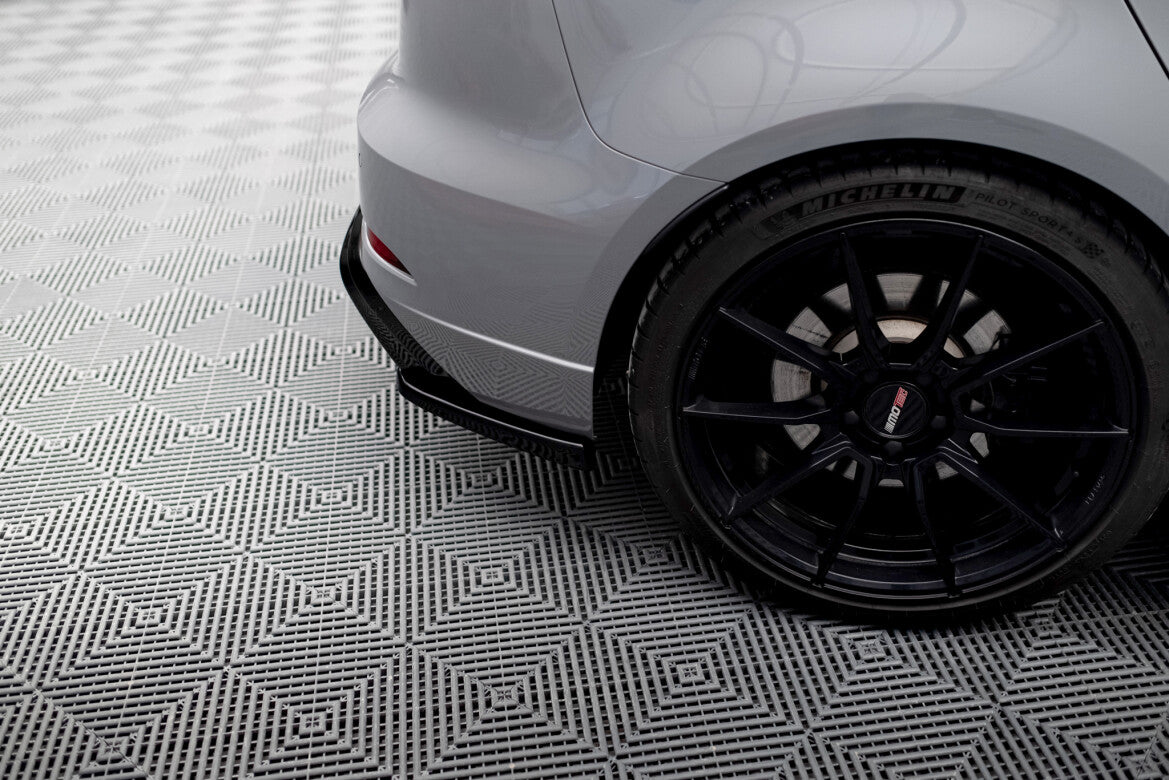 Diffusor Flaps V.2 passend für Audi RS3 8V Sportback FL schwarz Hochglanz
