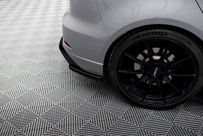 Diffusor Flaps V.2 passend für Audi RS3 8V Sportback FL schwarz Hochglanz