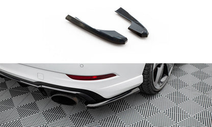 Diffusor Flaps V.2 passend für Audi RS3 Limousine 8V FL schwarz Hochglanz