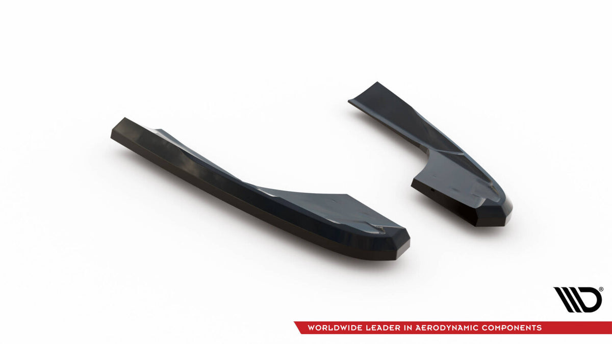 Diffusor Flaps V.2 passend für Audi RS3 Limousine 8V FL schwarz Hochglanz