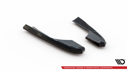 Diffusor Flaps V.2 passend für Audi RS3 Limousine 8V FL schwarz Hochglanz