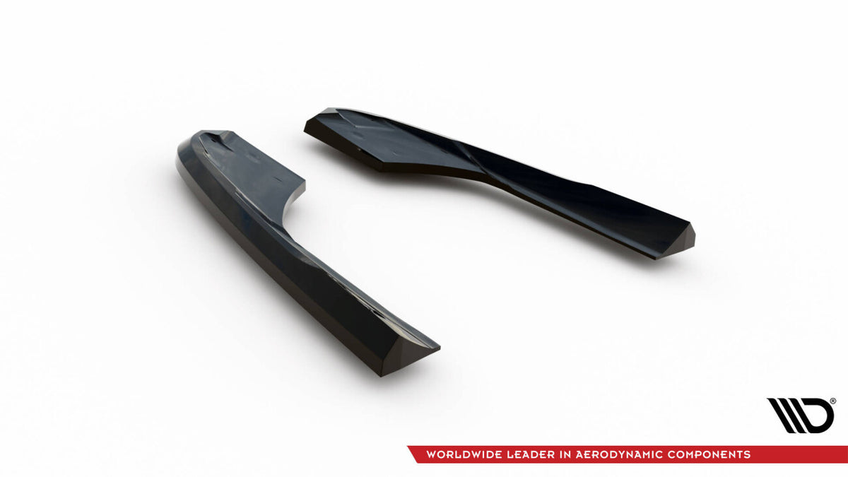 Diffusor Flaps V.2 passend für Audi RS3 Limousine 8V FL schwarz Hochglanz