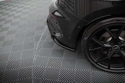 Diffusor Flaps V.2 passend für Audi RS3 Sportback 8Y schwarz Hochglanz